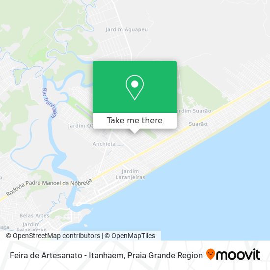 Feira de Artesanato - Itanhaem map