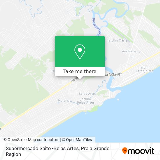 Supermercado Saito -Belas Artes map