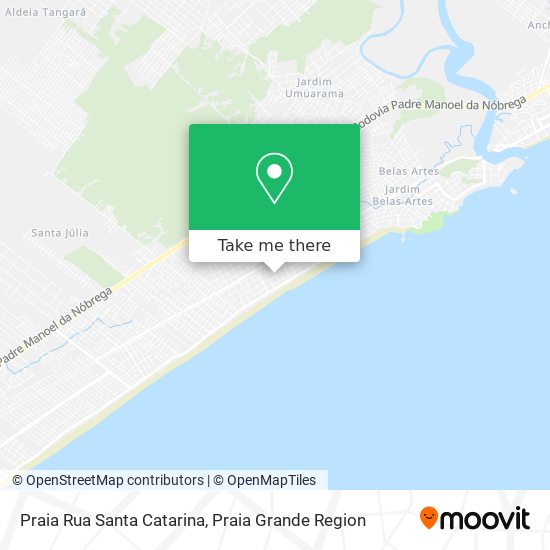 Praia Rua Santa Catarina map