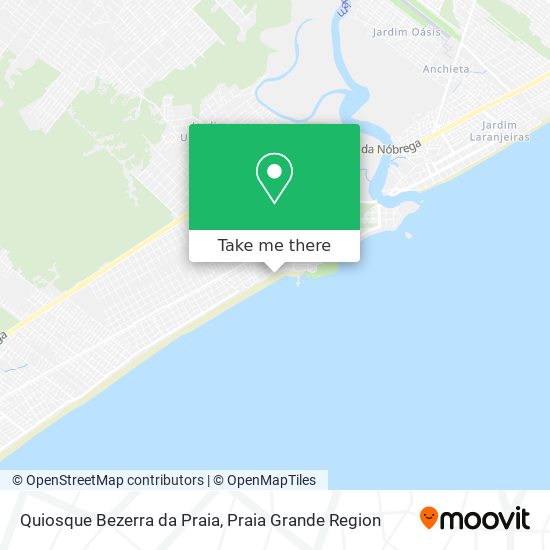 Quiosque Bezerra da Praia map
