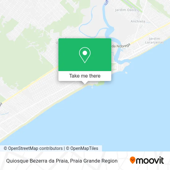 Quiosque Bezerra da Praia map