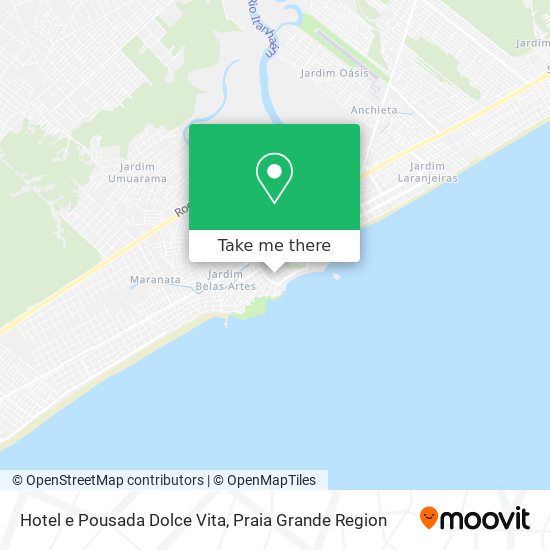 Hotel e Pousada Dolce Vita map