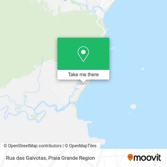 Rua das Gaivotas map