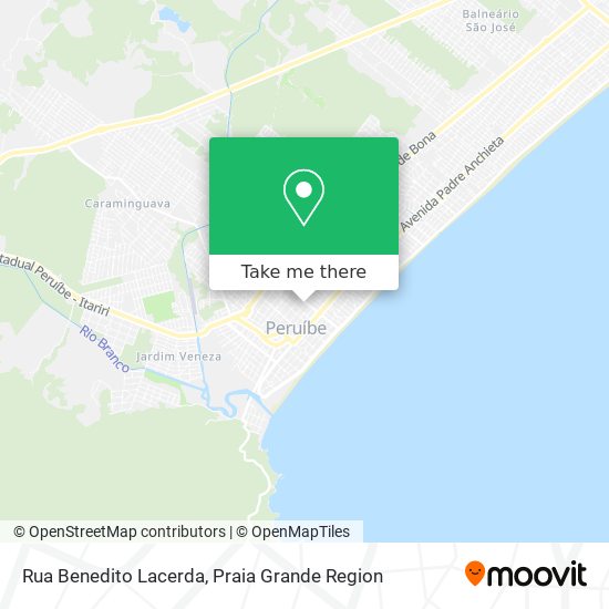 Rua Benedito Lacerda map