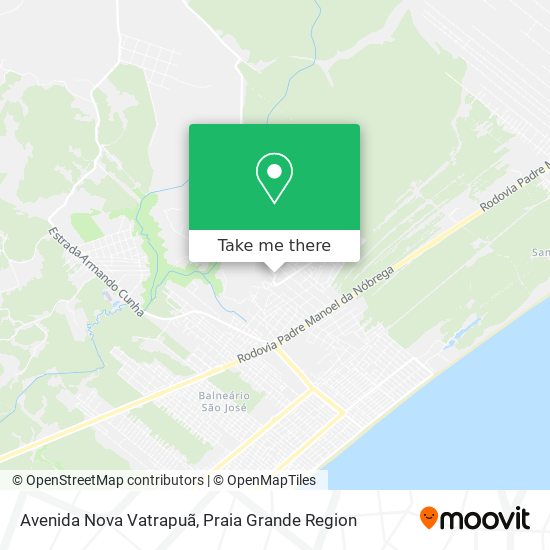 Avenida Nova Vatrapuã map