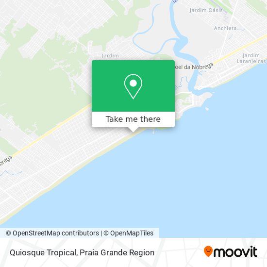 Quiosque Tropical map