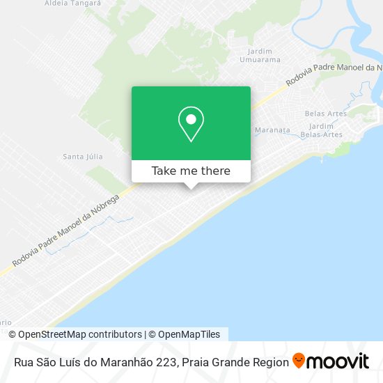 Rua São Luís do Maranhão 223 map