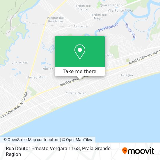 Mapa Rua Doutor Ernesto Vergara 1163