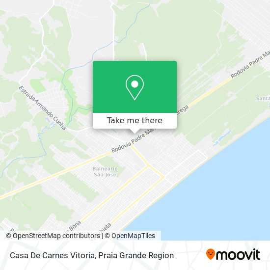 Casa De Carnes Vitoria map