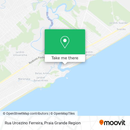 Rua Urcezino Ferreira map