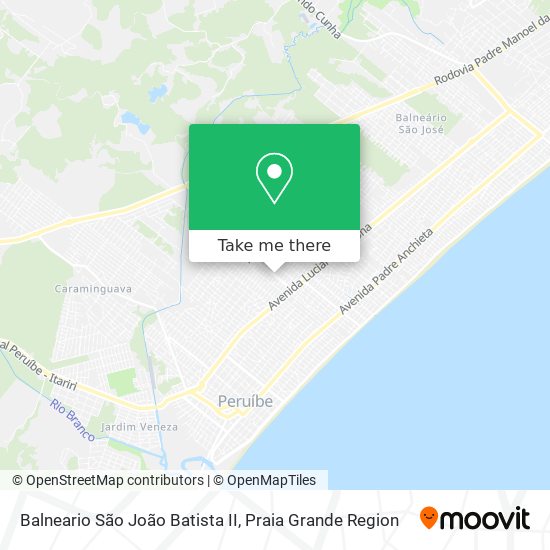 Balneario São João Batista II map