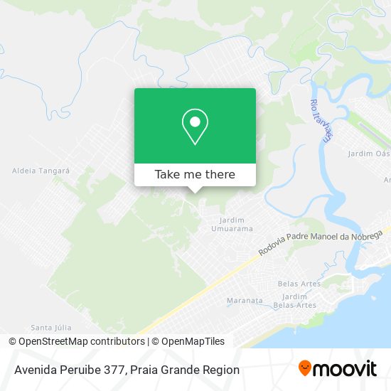 Avenida Peruibe 377 map