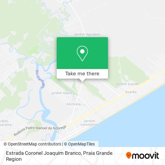 Estrada Coronel Joaquim Branco map