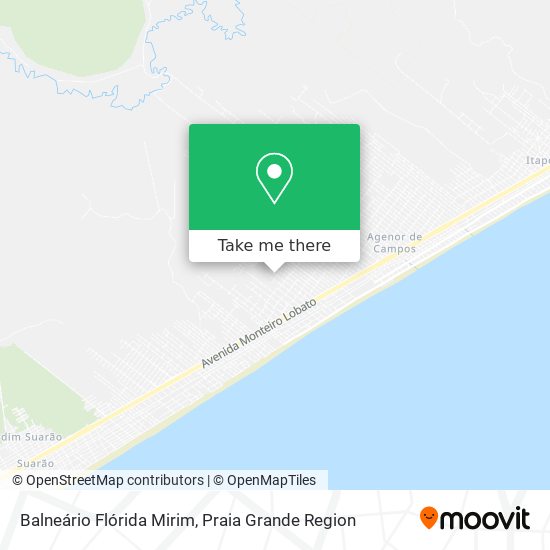 Balneário Flórida Mirim map