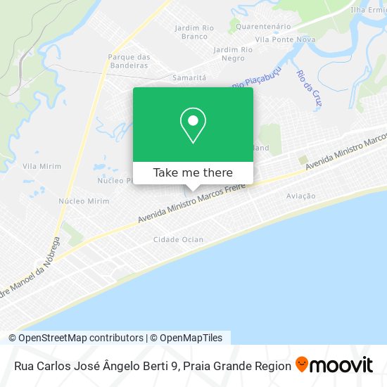 Mapa Rua Carlos José Ângelo Berti 9