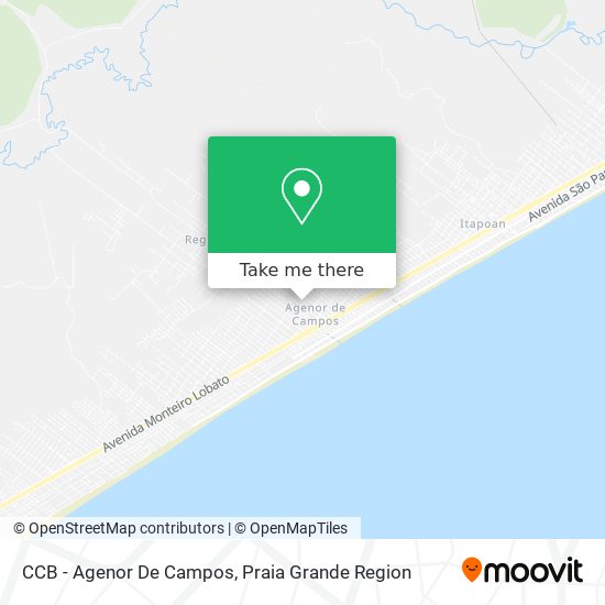 CCB - Agenor De Campos map