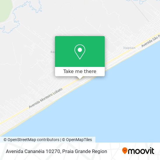 Avenida Cananéia 10270 map