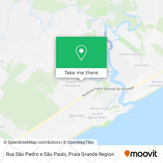 Rua São Pedro e São Paulo map