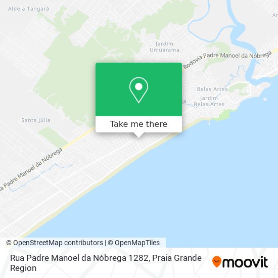 Rua Padre Manoel da Nóbrega 1282 map