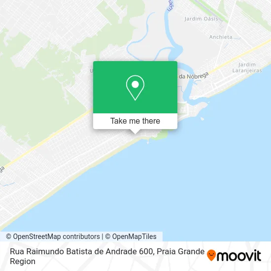 Rua Raimundo Batista de Andrade 600 map