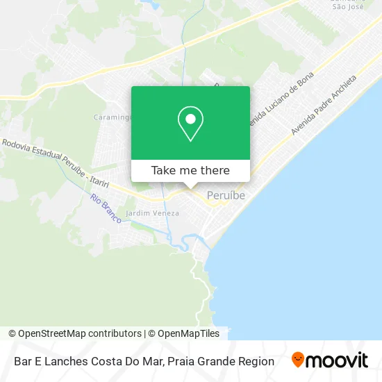 Bar E Lanches Costa Do Mar map
