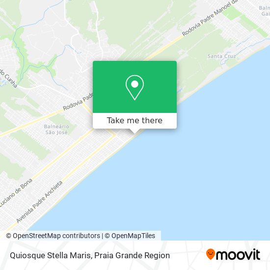 Quiosque Stella Maris map