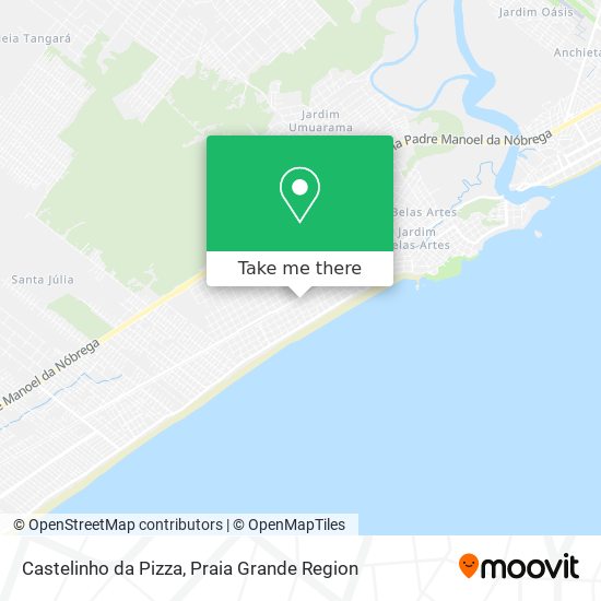 Castelinho da Pizza map