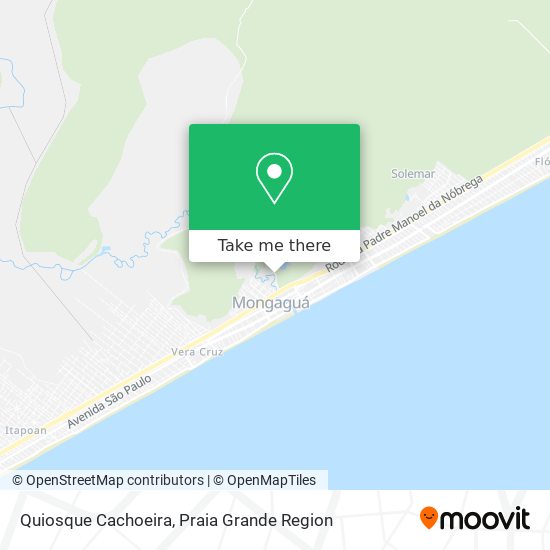 Quiosque Cachoeira map