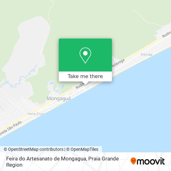 Feira do Artesanato de Mongagua map