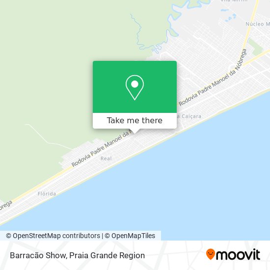 Barracão Show map