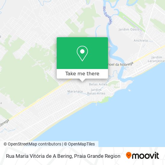 Rua Maria Vitória de A Bering map