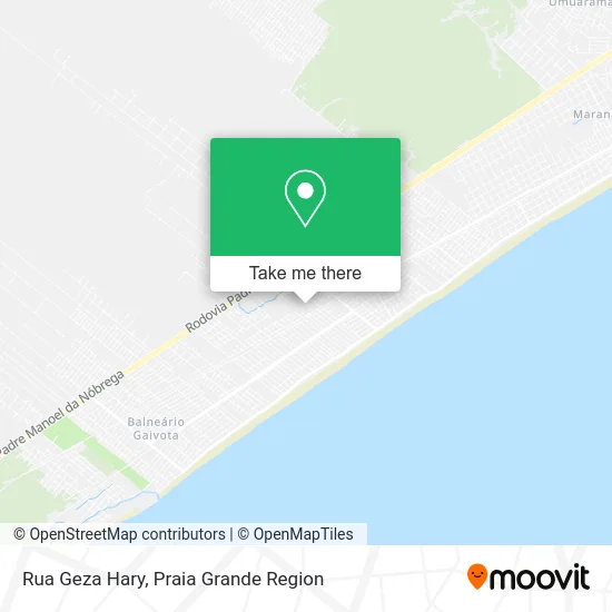 Rua Geza Hary map