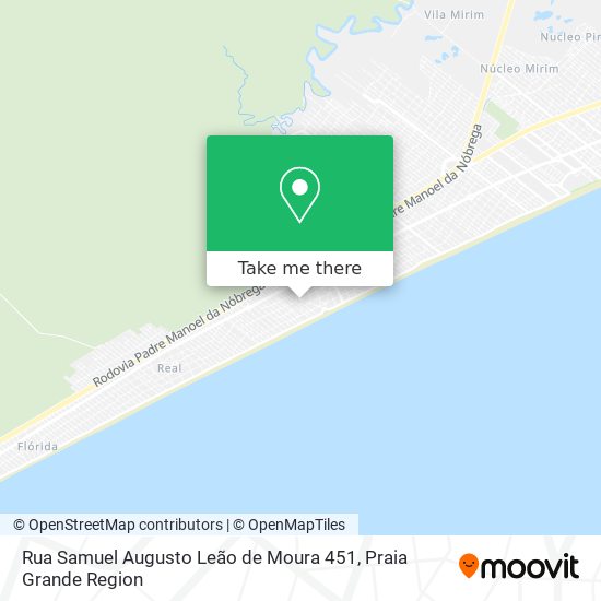 Mapa Rua Samuel Augusto Leão de Moura 451