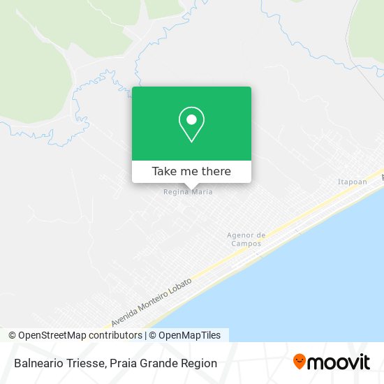 Balneario Triesse map