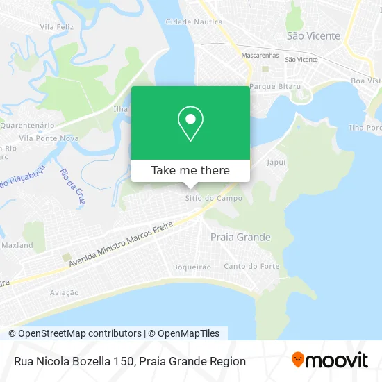 Rua Nicola Bozella 150 map