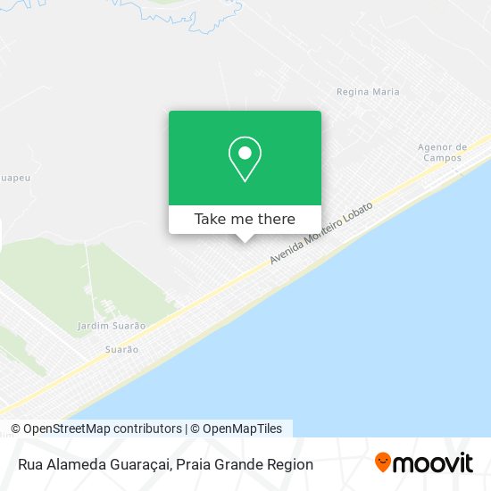 Rua Alameda Guaraçai map