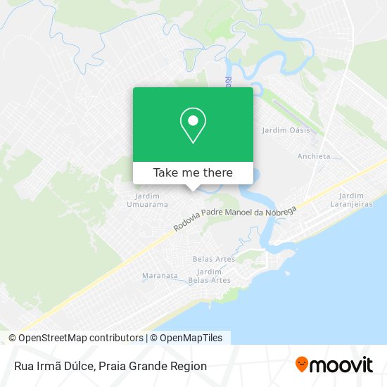 Rua Irmã Dúlce map