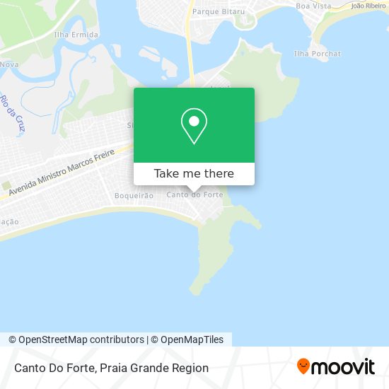 Canto Do Forte map