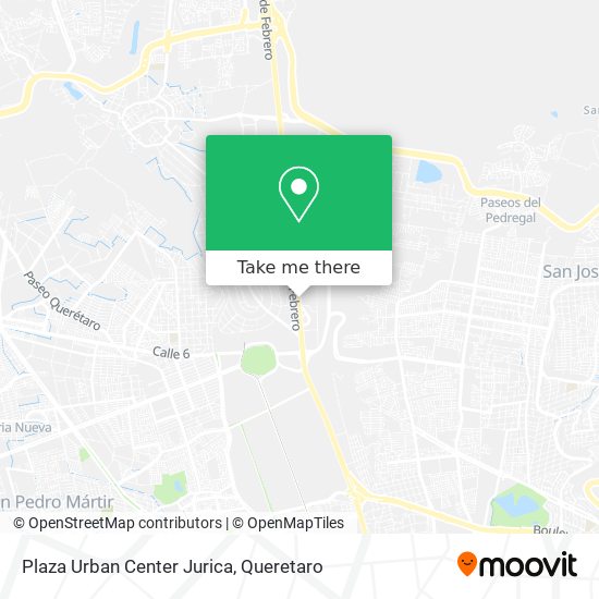 Plaza Urban Center Jurica map