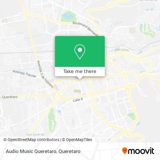Mapa de Audio Music Queretaro