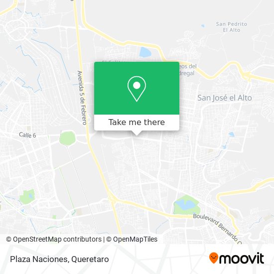 Mapa de Plaza Naciones