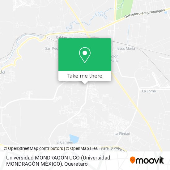 Mapa de Universidad MONDRAGON UCO (Universidad MONDRAGÓN MÉXICO)