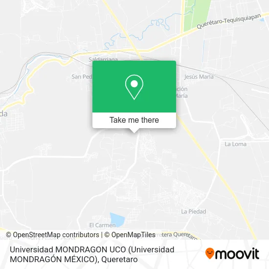 Mapa de Universidad MONDRAGON UCO (Universidad MONDRAGÓN MÉXICO)