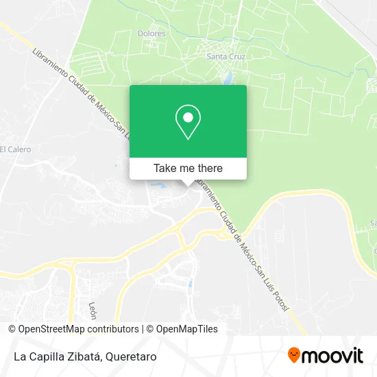 Mapa de La Capilla Zibatá
