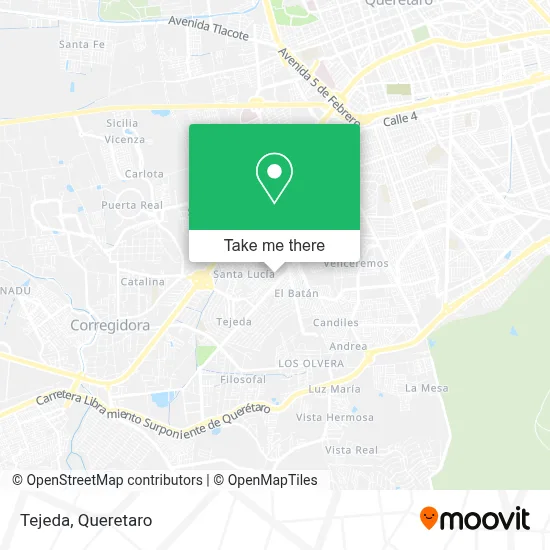 Tejeda map