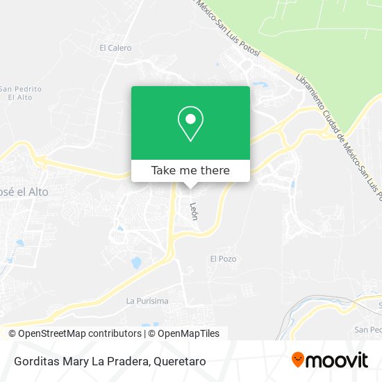 Mapa de Gorditas Mary La Pradera