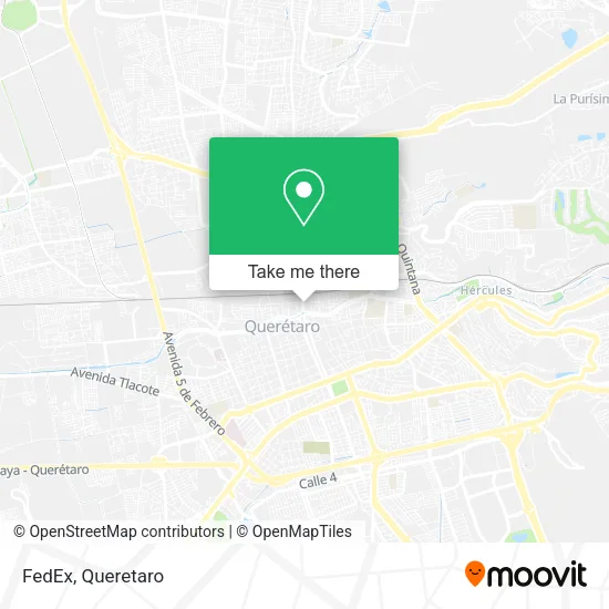 Mapa de FedEx