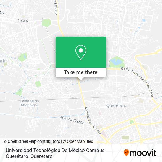 Universidad Tecnológica De México Campus Querétaro map