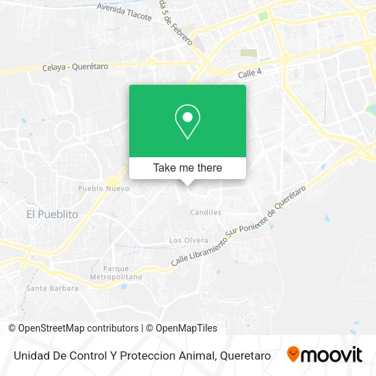 Mapa de Unidad De Control Y Proteccion Animal