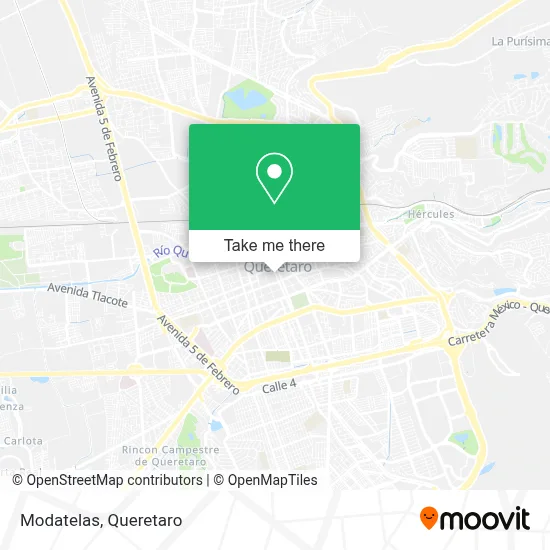 Modatelas map